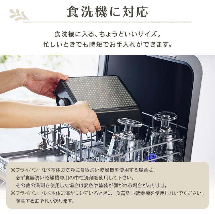 フライパンセット ih ガス アイリスオーヤマ 蓋付き エッグパン 深型 幅広 鍋 取っ手が取れる 高耐久4層構造 ダイヤモンドコート MEGI-6S *【JB】 | IRIS OHYAMA | 13