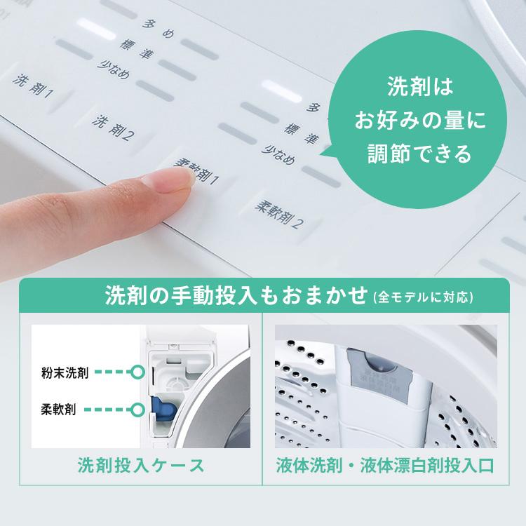 洗濯機 8kg 縦型 アイリスオーヤマ 自動投入 全自動洗濯機 縦型洗濯機 新品 ガチ落ち 極渦洗浄 安心延長保証対象 OSH 4連 TCW-80A02-W *【JB】の画像