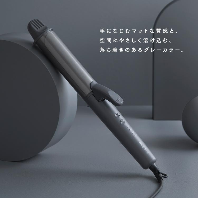 ヘアアイロン カール コテ 38mm ヘアーアイロン カールアイロン スピード立ち上げ 海外対応 アイリスオーヤマ ミコラ ホットアイマスク付 * 安心延長保証対象 | IRIS OHYAMA | 13