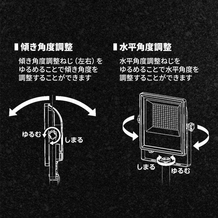 IRIS OHYAMA（アイリスオーヤマ） led投光器 55w 100v 1灯 投光器 led