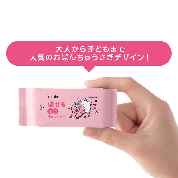IRIS OHYAMA（アイリスオーヤマ） ウェットティッシュ 携帯 流せる 48