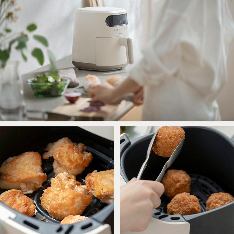 IRIS OHYAMA（アイリスオーヤマ） 電気フライヤー 3L 家庭用 スチーム