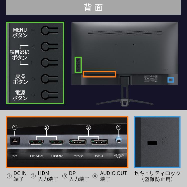 IRIS OHYAMA（アイリスオーヤマ） モニター 27インチ ゲーミング