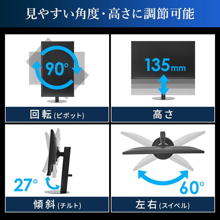 IRIS OHYAMA（アイリスオーヤマ） モニター 23.8インチ pcモニター 90
