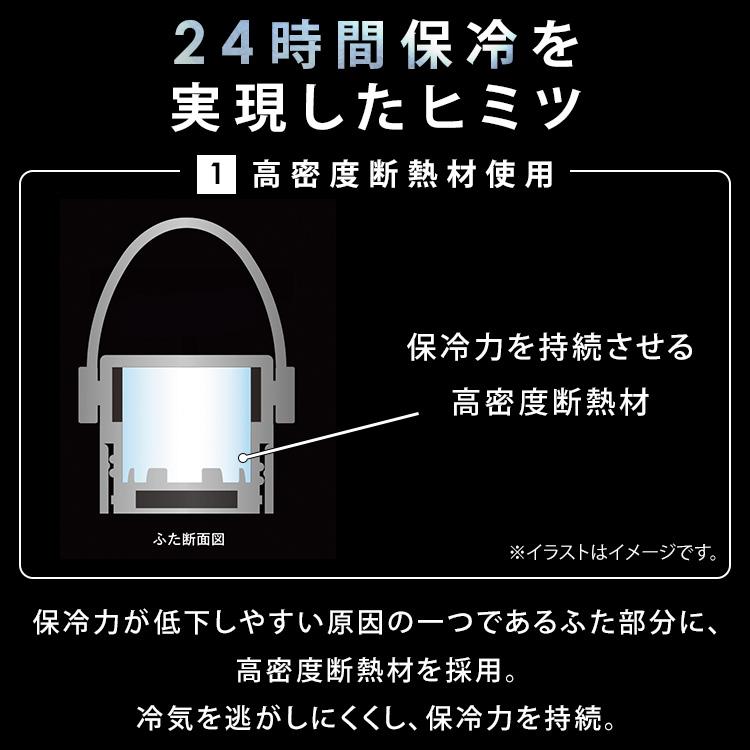水筒 750ml 直飲み 高保冷 真空断熱 食洗機 スポーツドリンク対応 保温 保冷 高保冷ステンレスマグボトル アイリスオーヤマ HCM-750 * | IRIS OHYAMA | 09