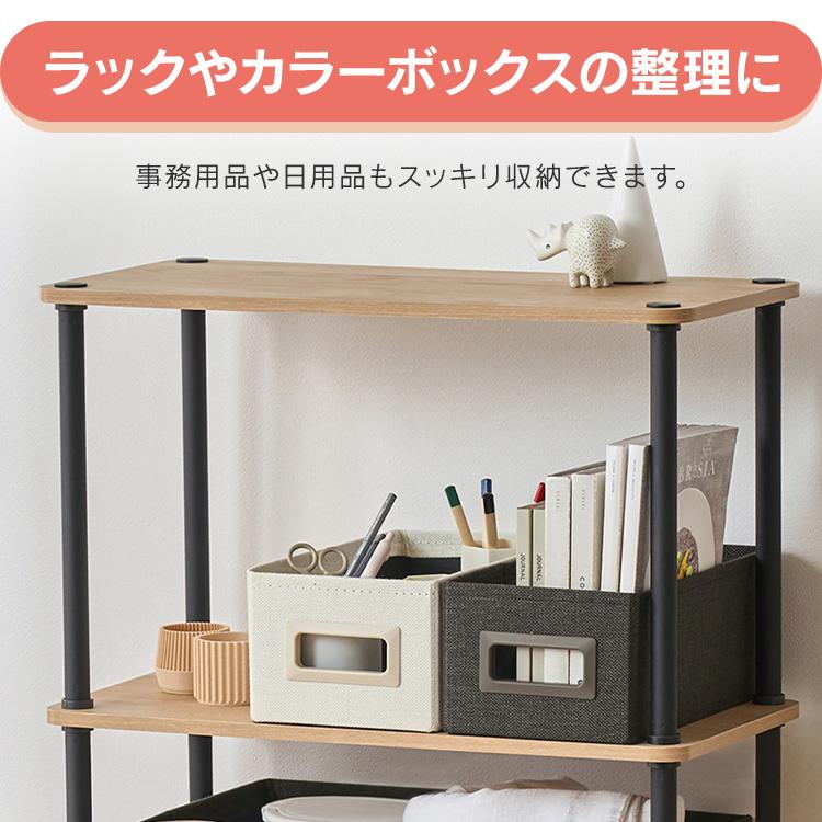 IRIS OHYAMA（アイリスオーヤマ） 収納ボックス 幅17.5 奥行32.5 高さ