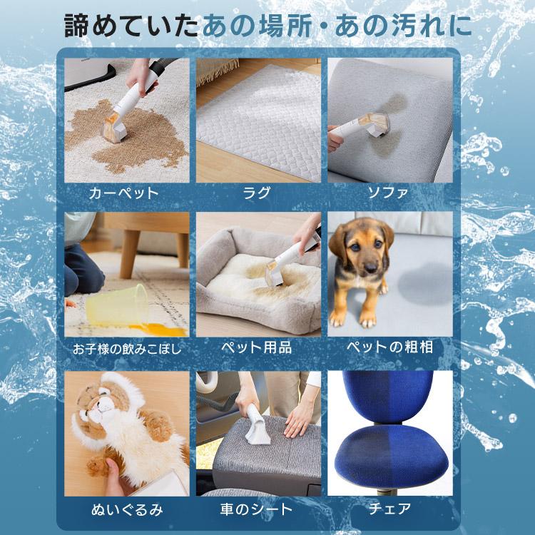 2024年製 新品 リンサークリーナー アイリスオオヤマ　カーペット ソファー IRIS OHYAMA（アイリスオーヤマ） リンサークリーナー 強力吸引 洗浄