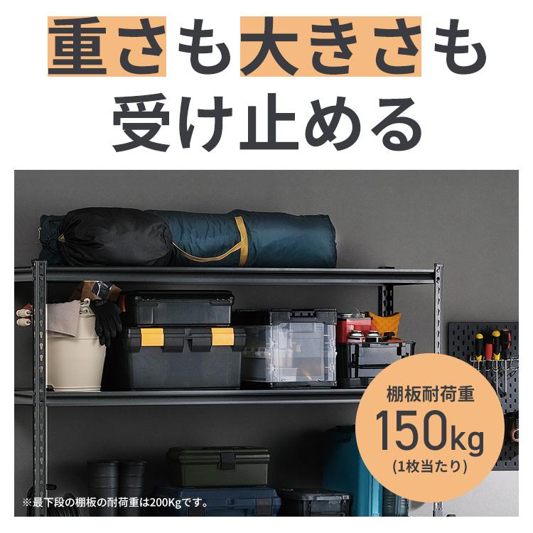 IRIS OHYAMA（アイリスオーヤマ） スチールラック 幅約150 奥行約46 4