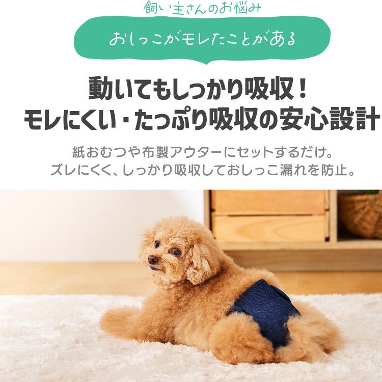 犬 オムツ おむつ用パッド SS 104枚 S 84枚 M 60枚 L 50枚 個包装 しっかり吸収 取り付け簡単 アイリスオーヤマ ピタフィット おむつパッド OPD * | IRIS OHYAMA | 10