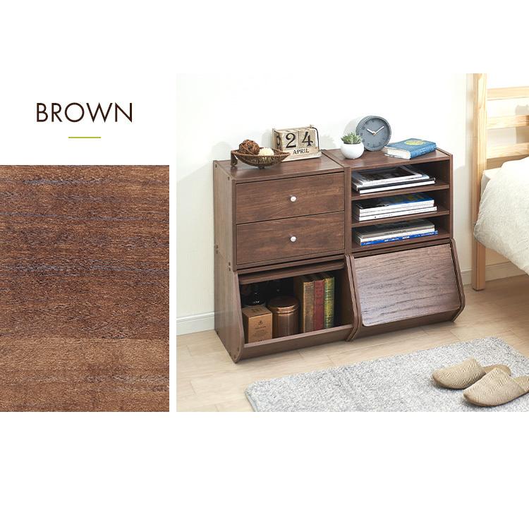 IRIS OHYAMA（アイリスオーヤマ） 収納ボックス 3個セットフタ付き 扉