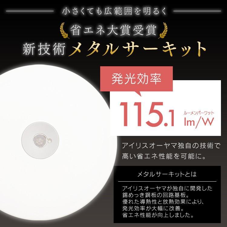 IRIS OHYAMA（アイリスオーヤマ） led シーリングライト 小型 人感
