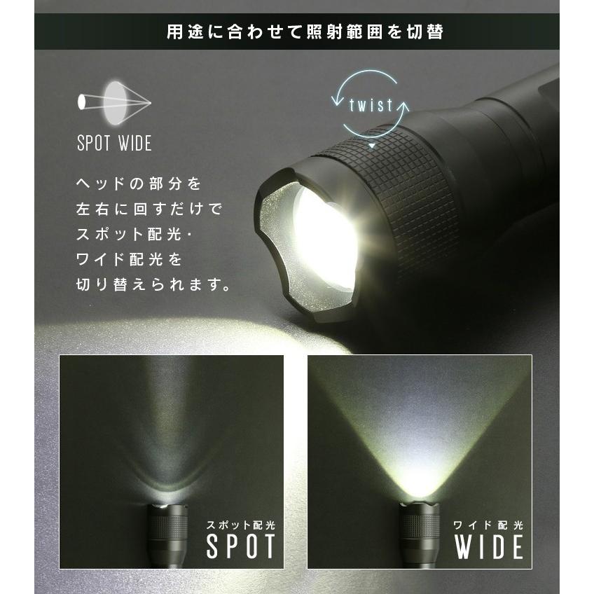 IRIS OHYAMA 懐中電灯 led 小型 3個セット ハンディライト LWK-100Z 