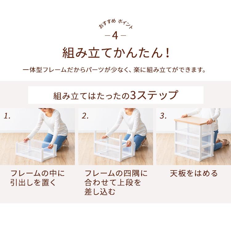 IRIS OHYAMA（アイリスオーヤマ） ＼2個セット／ チェスト 3段