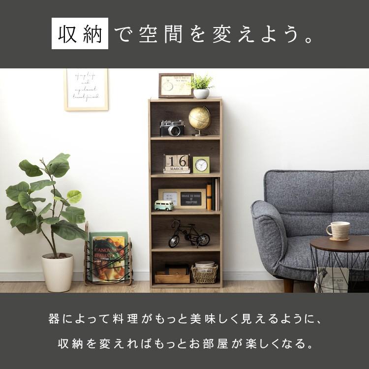 IRIS OHYAMA（アイリスオーヤマ） 本棚 2個セット 5段 スリム カラー