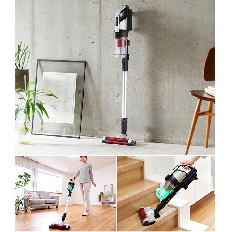 掃除機 コードレス アタッチメントセット 軽量 アイリスオーヤマ 吸引力 サイクロン スティッククリーナー コンパクト パワーヘッド SCD-130P 安心延長保証対象 | IRIS OHYAMA | 13