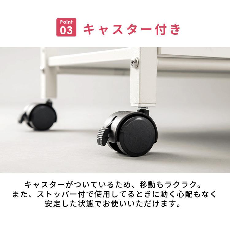 サイドワゴン セット PCデスク パソコンデスク UDD-1200 デスクサイドワゴン 昇降 デスク 机 高さ調節 オフィス アイリスオーヤマ 【幕】 DSW-600