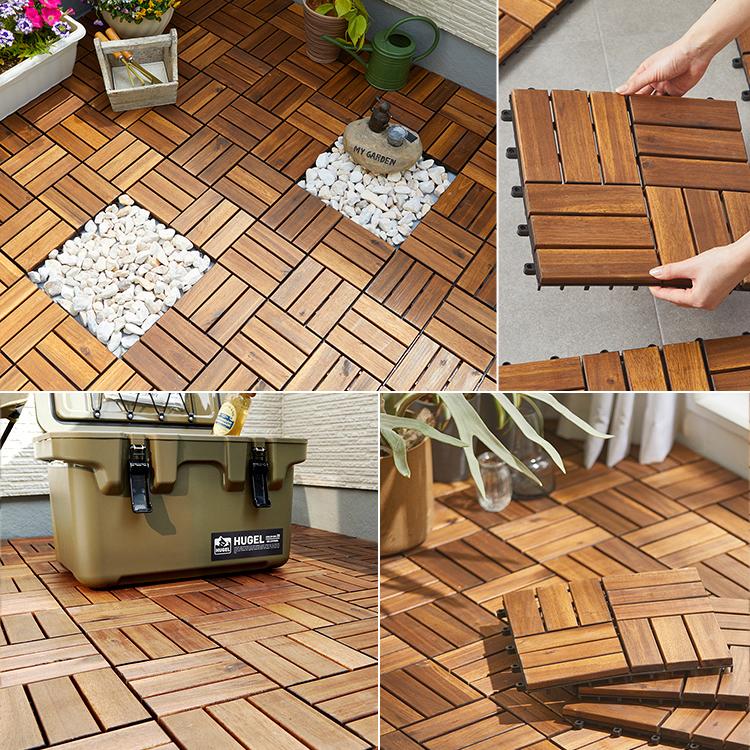 IRIS OHYAMA（アイリスオーヤマ） ウッドパネル 天然木 アカシア