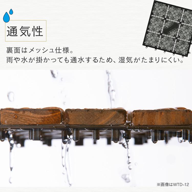 ウッドタイルと芝シート　再掲示 IRIS OHYAMA（アイリスオーヤマ） 人工芝 タイルデッキ ジョイント 18