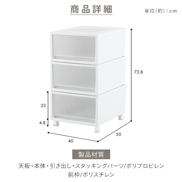 IRIS OHYAMA（アイリスオーヤマ） 収納ボックス 収納ケース 3個セット