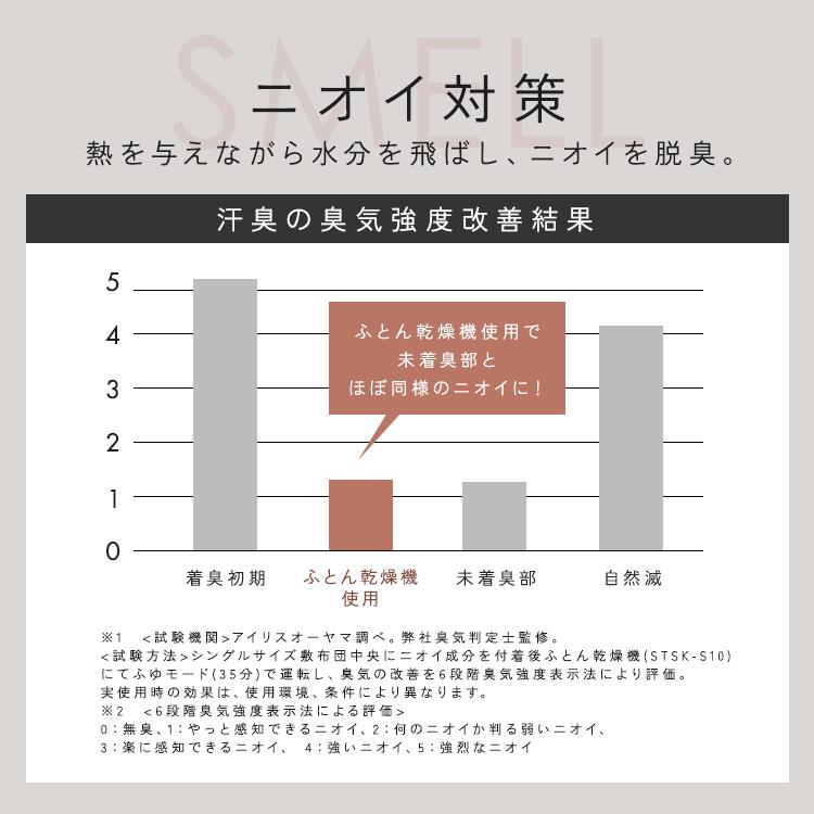 布団乾燥機 アイリスオーヤマ ダニ 小型 スティック スリム 軽量 コンパクト ハイパワー 保温 ふとん乾燥機 カラリエ mini TURBO STSK-S10 安心延長保証対象 | IRIS OHYAMA | 09