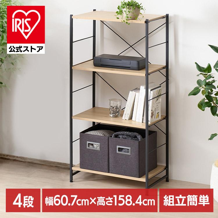 IRIS OHYAMA（アイリスオーヤマ） 棚 ラック 収納 4段 幅60cm 奥行40cm