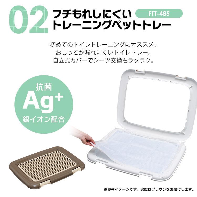 ペットサークル 犬用 4点セット トイレ 給水ボトル ペットディッシュ 小型犬 中型犬 ドッグスターターセット PDS-960L アイリスオーヤマ cm トイレ ペットディッシュ 小型犬 960L スチール マットブラウン＞商品サイズ