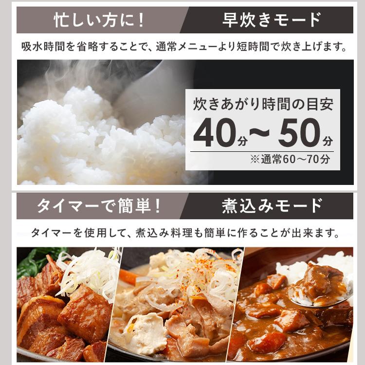 IRIS OHYAMA（アイリスオーヤマ） 炊飯器 3合炊き 一人暮らし用 炊飯器