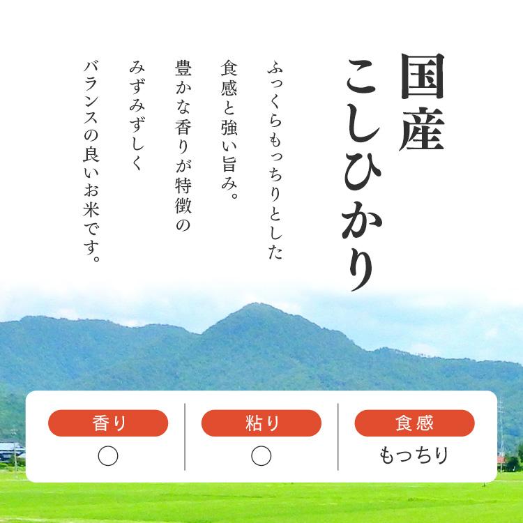 パックご飯 150g 5食 アイリスオーヤマ こしひかり ひかり レトルトご飯 パックごはん 低温製法米 お米 非常食 防災 仕送り 国産米｜irisplaza｜03