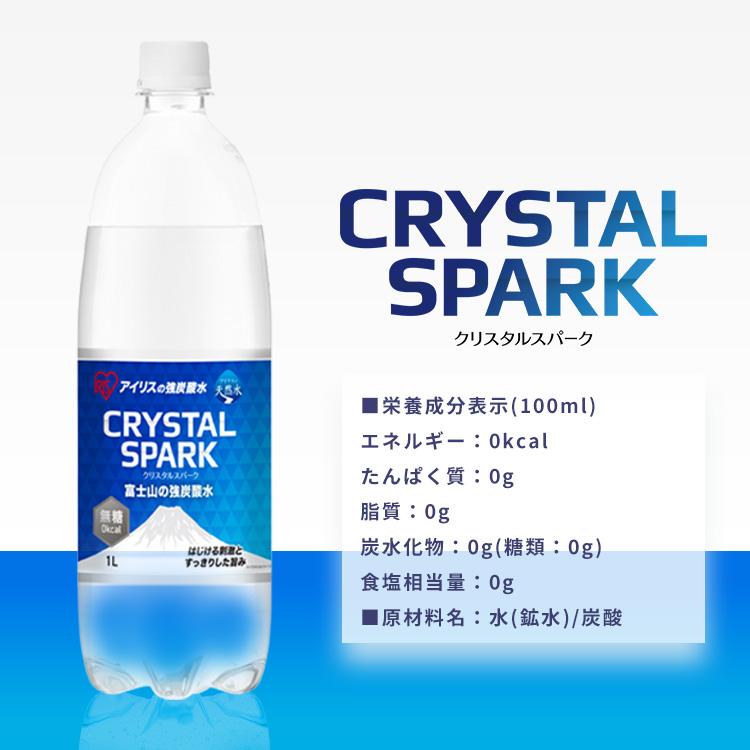 IRIS OHYAMA 炭酸水 1L 12本 レモン プレーン 強炭酸水 炭酸