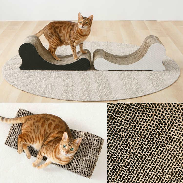 アイリスプラザ 猫の爪とぎ ソファ型 猫用 爪とぎ 猫 ダンボール ソファ 爪研ぎ 段ボール ソファ型 つめとぎ