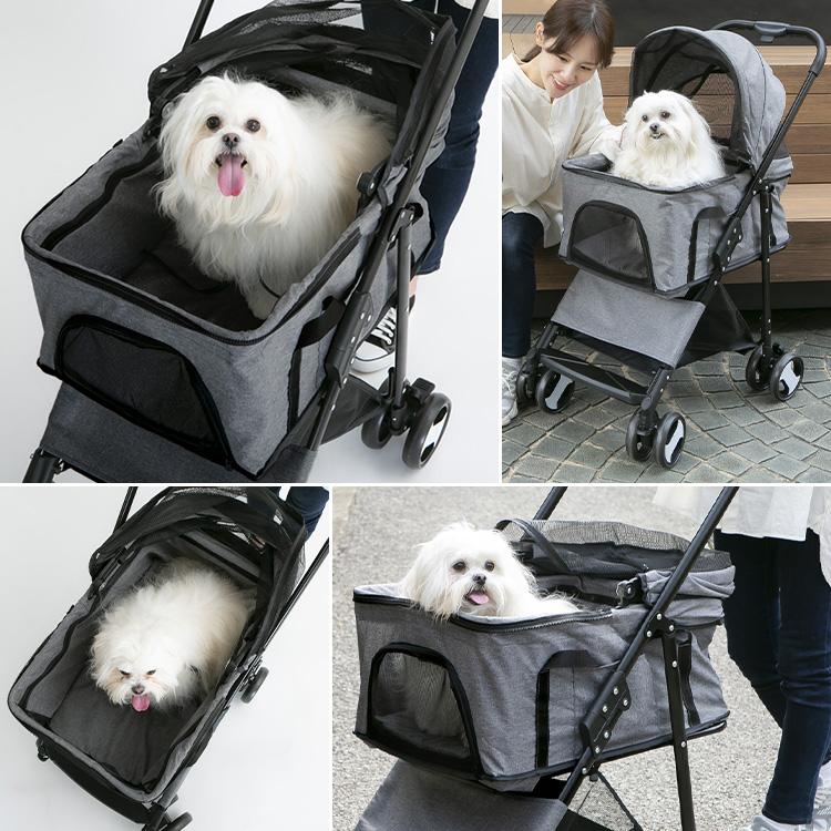 ペットカート 2way ペット用 カート 折り畳み 分離型 犬 猫 キャリー