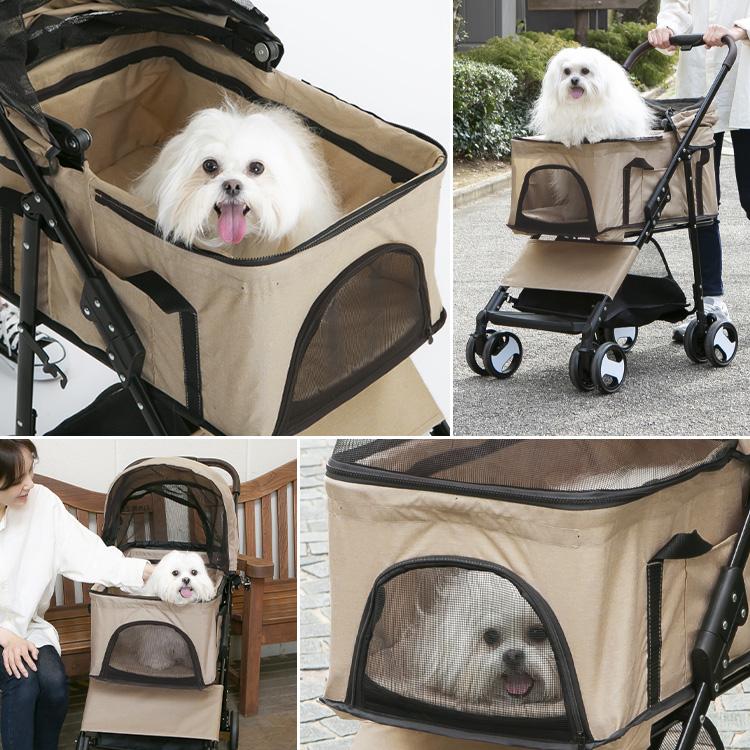 ペットカート 2way ペット用 カート 折り畳み 分離型 犬 猫 キャリー