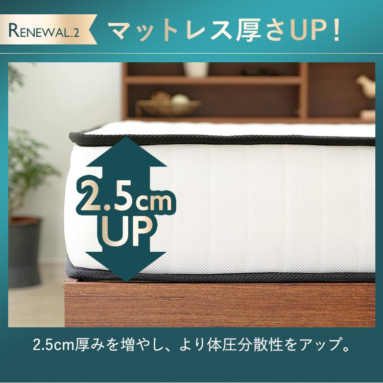 ⭐️アイリスプラザ 高密度ポケットコイルマットレス ダブル マットレス ダブル ポケットコイルマットレス 20cm 体圧分散 圧縮 通気