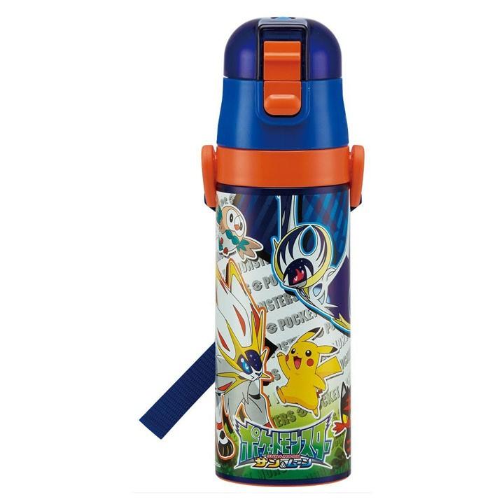 水筒 ステンレス おしゃれ 子ども 直飲み ロック付ワンプッシュダイレクトステンレスボトル 470ml 保冷専用 超軽量 ポケモンサン ムーン Sdc4 アイリスプラザ Paypayモール店 通販 Paypayモール