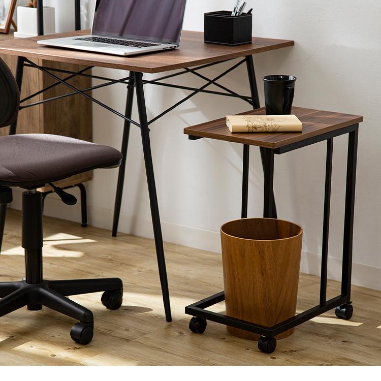 サイドテーブル おしゃれ 北欧 デスク テーブル 木目調 ソファー