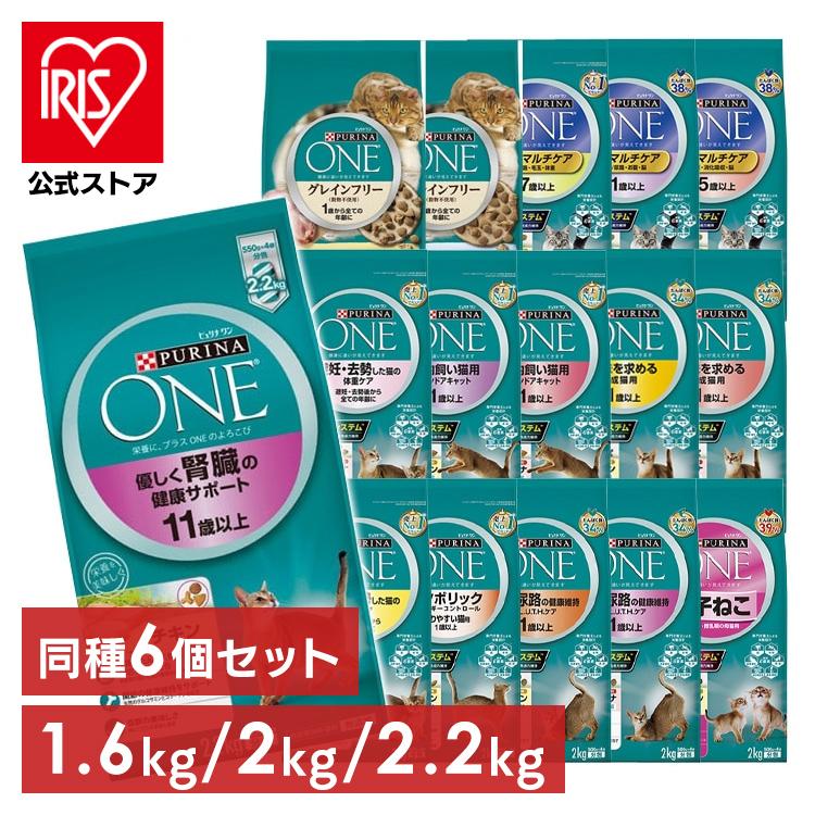【2種6袋】ピュリナ ワン 猫 ドライフードセット ピュリナワン キャットフード 6個セット 猫 グレインフリー