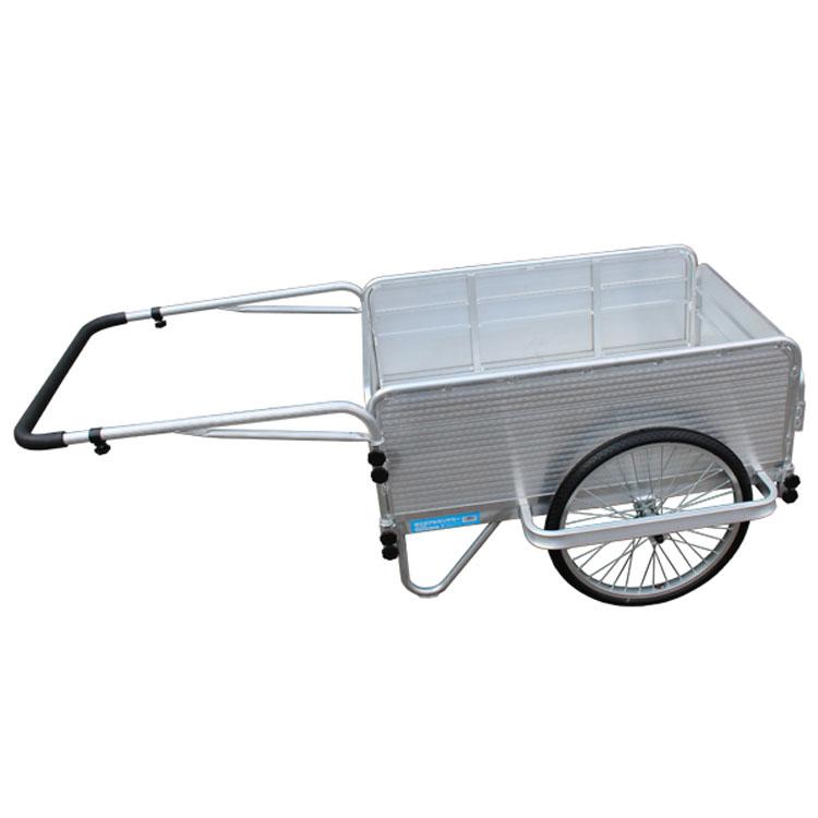 アルミ製組立式リヤカ− シルバー AKR-80 アルミス (代引不可