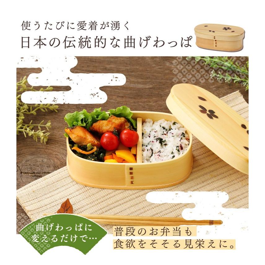 曲げわっぱ弁当箱　小判型 770ml 曲げわっぱ 弁当箱 700ml 1段 わっぱ弁当箱 小判型 わっぱ お