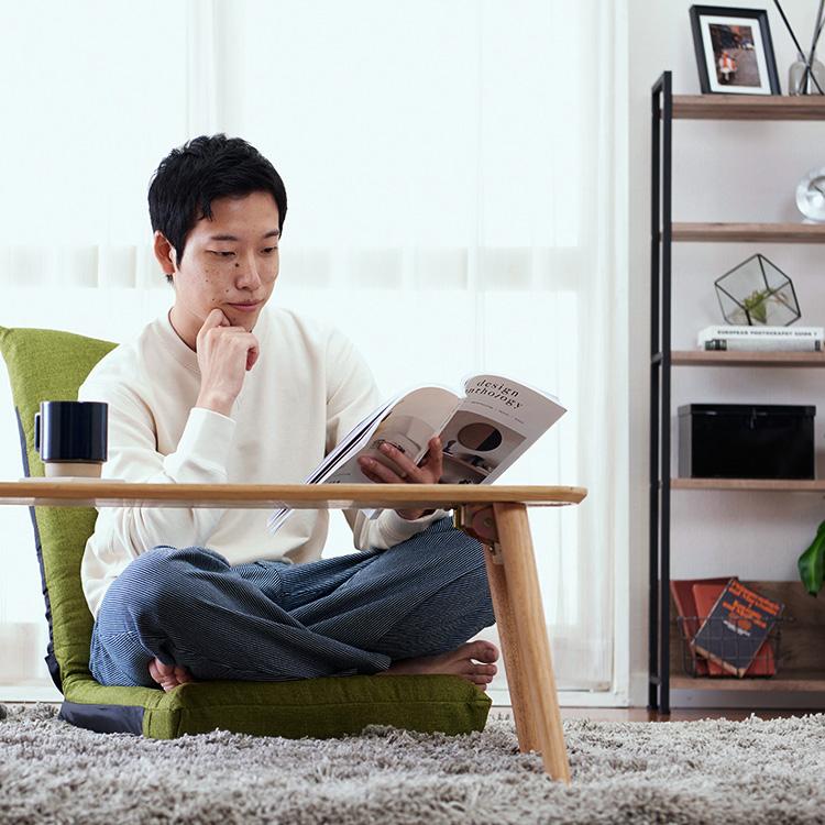 座椅子 おしゃれ ハイバック コンパクト チェア シンプル 無地