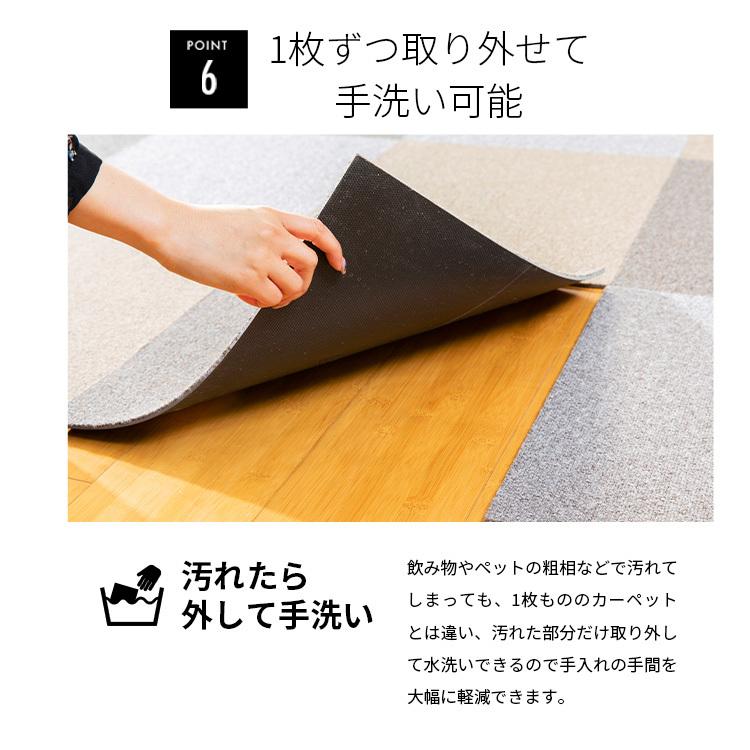 タイルカーペット 安い 40×40 (1枚単位で販売) 難燃タイルカーペット
