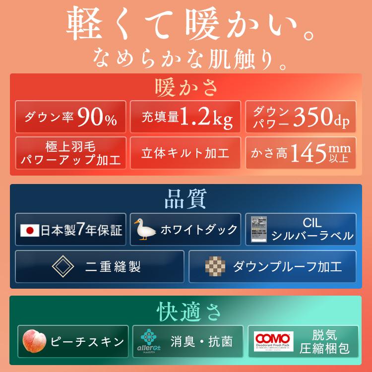nishikawa 羽毛掛け布団 ブラウン ペイズリー柄 (セミダブル) ブルー(800）】nishikawa(西川)の羽毛掛けふとん (SL)150×210cm
