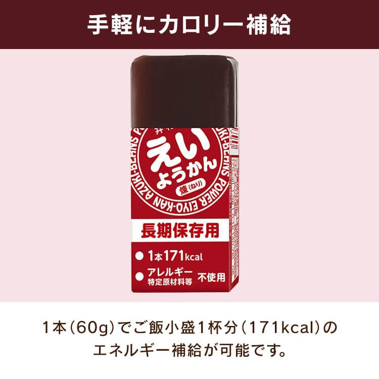 井村屋　えいようかん　９０個　賞味期限２０２８年４月１９日　災害　おやつ　登山 7159290.jpg