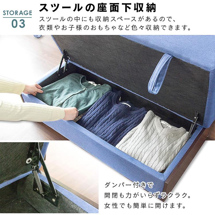 ソファー 2人掛け ソファ ソファーベッド 北欧 収納 収納テーブル
