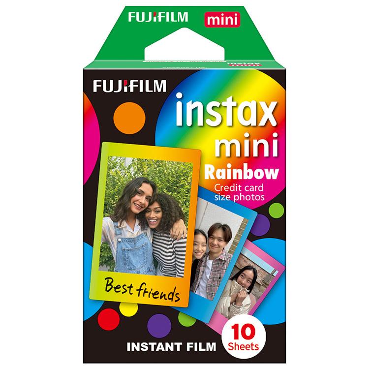 FUJIFILM (富士フィルム) チェキ用絵柄フィルム instax mini レインボー INSTAX MINI RAINBOW WW 1の商品画像（Yahoo!ショッピング）