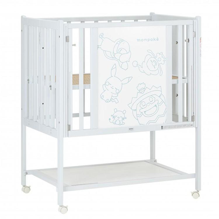 折りたたみミニベッド ハイタイプ モンポケ 2951 カトージ (D)