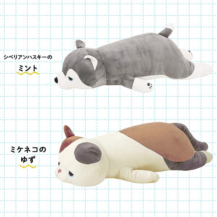 抱き枕 犬 ぬいぐるみ クマ ペンギン ねこ カワウソ プレミアムねむねむアニマルズ 抱きまくら L 48768-44 りぶはあと プレゼント ギフト (B) |  | 14