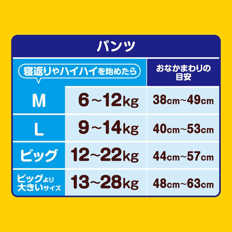 GOO.N おむつ グーン パンツ 3個セット ぐんぐん吸収パンツ 送料無料