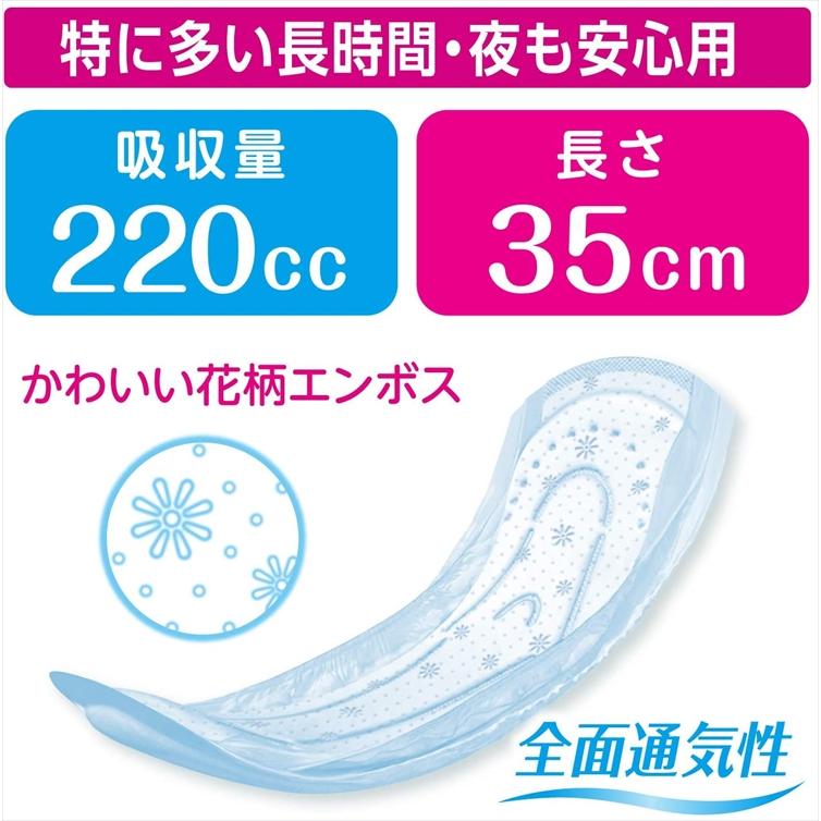 ポイズ　肌ケアパッド　　　ウィスパー　吸水ナプキン　　12パック ポイズ 肌ケアパッド 吸水ナプキン 特に多い長時間・夜も安心用