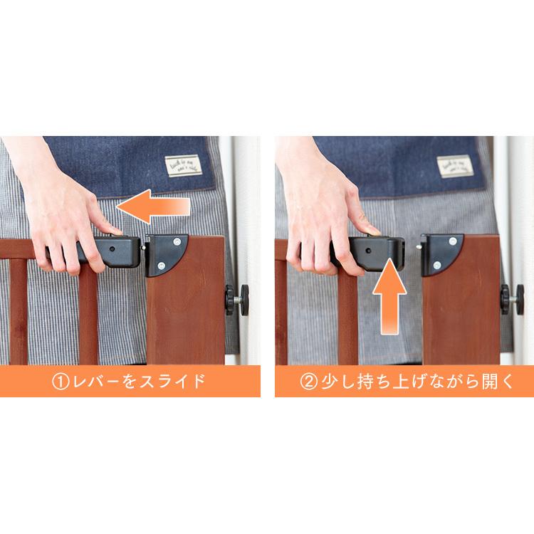 ベビーゲート 木製 おしゃれ シンプル 赤ちゃん 木製ゲートDX