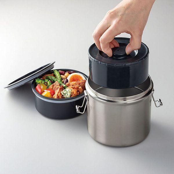 スケーター 保温保冷 抗菌 真空ステンレス 弁当箱 820ml ベーシック